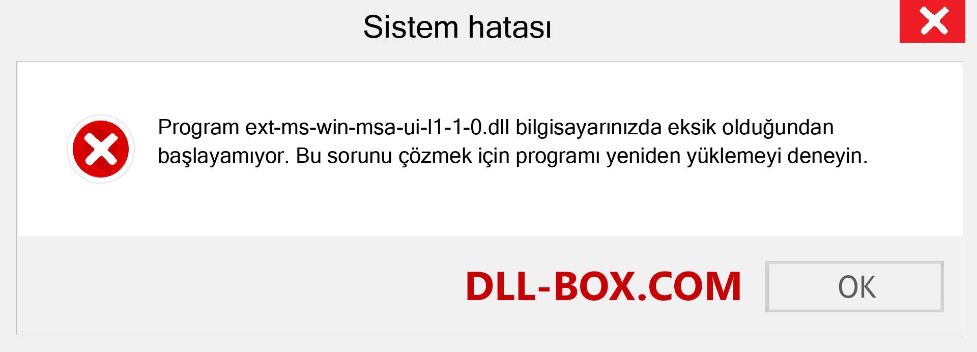 ext-ms-win-msa-ui-l1-1-0.dll dosyası eksik mi? Windows 7, 8, 10 için İndirin - Windows'ta ext-ms-win-msa-ui-l1-1-0 dll Eksik Hatasını Düzeltin, fotoğraflar, resimler